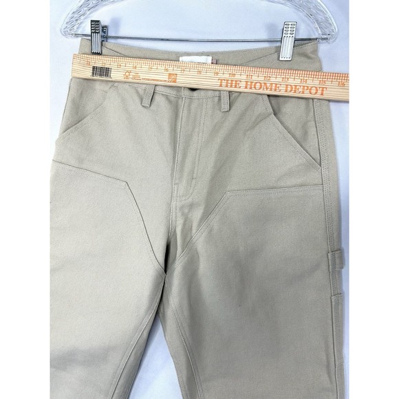 Honor The Gift Pants Men's 30x31.5 Double Knee Carpenter Heavy Canvas Tan - Picture 7 of 8
